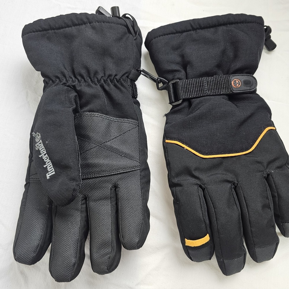 Timberland Prima TG217 Gloves Black Puffer Gloves Sz: Medium Winter Warm Snow